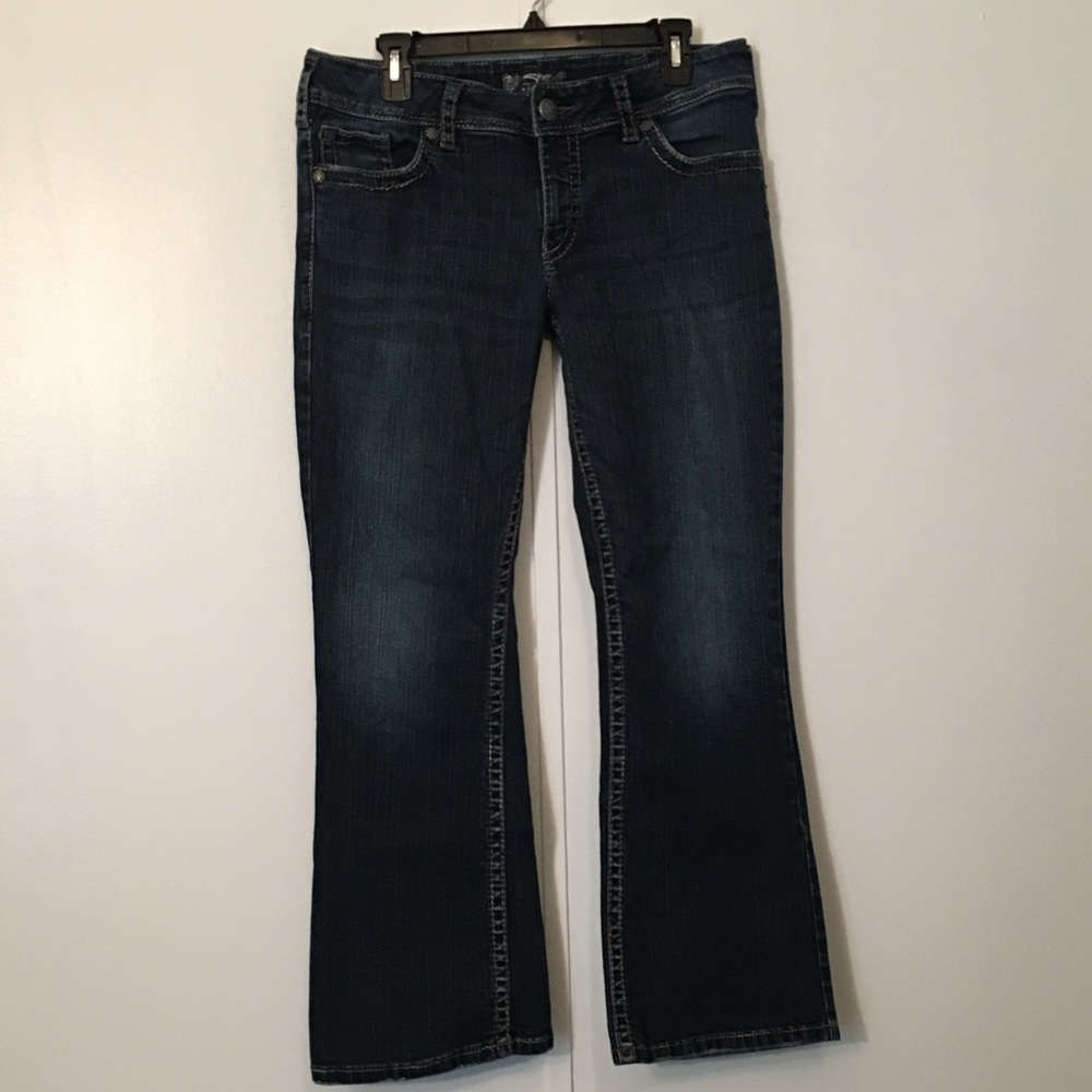 Silver jeans Suki surplus dark wash like new